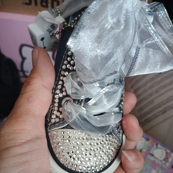 Toddler Disney’s BayMax Embellished Bling Converse - Picture 2 of 9